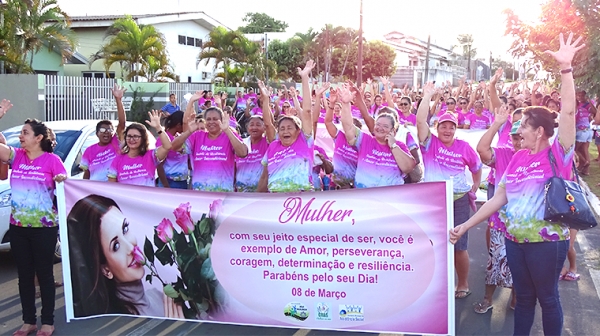 Secretaria de Assistência Social de Nova Marilândia promove a 5ª Caminhada Lilás