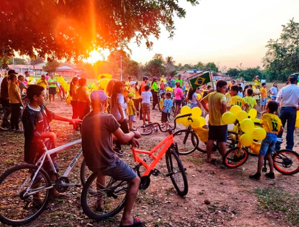 Prefeitura de Nova Marilândia realiza 1º Pedal pela vida em alusão ao Setembro Amarelo.