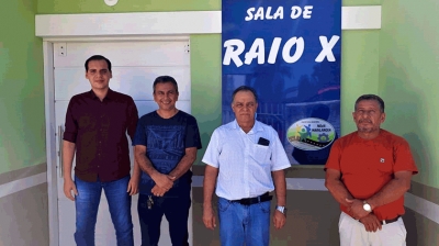 Prefeitura Municipal de Nova Marilândia entrega sala de Raio-X e veículos a Secretaria de Saúde