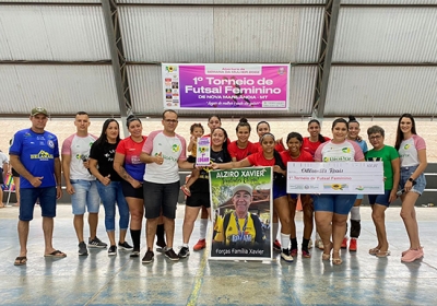 Torneio Municipal de Futsal Feminino abre Semana da Mulher 2022